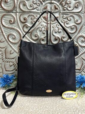 COACH Isabelle Dark Blue Leather Crossbody 34511 VGC!